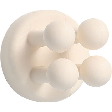 Crochet multi-usages en silicone sans trace, adhésif puissant, fixation solide, crochet étanche pour cuisine et salle de bain (1/5)