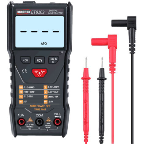 Multimètre WinAPEX ET8103 mesure auto True RMS (1/5)