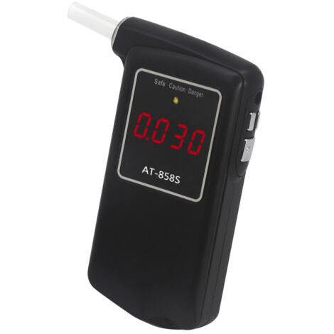 Éthylotest numérique AT-858, professionnel, 10 embouts buccaux (1/5)