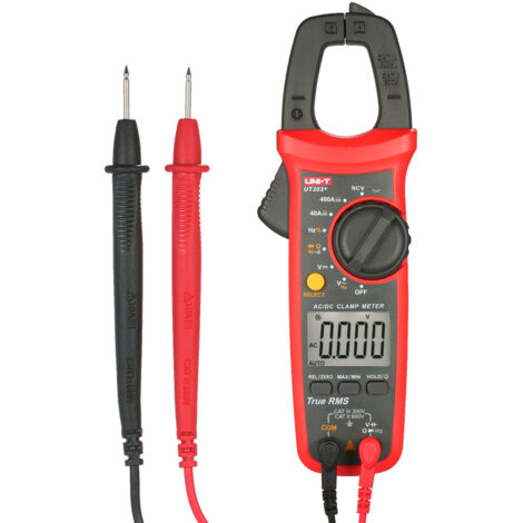 Pince ampèremétrique UNI-T UT203+ 4000pts True RMS, multimètre NCV AC/DC