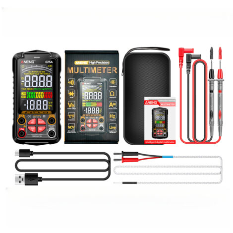 Multimètre numérique 625A 6000 points rechargeable pour maintenance électrique (1/5)