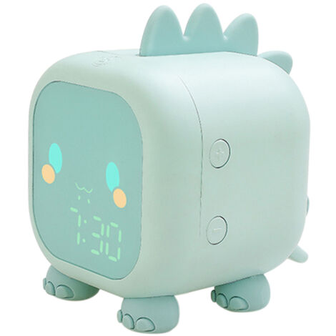 Réveil numérique enfants avec veilleuse, 2 alarmes, batterie rechargeable 1500 mAh (1/5)