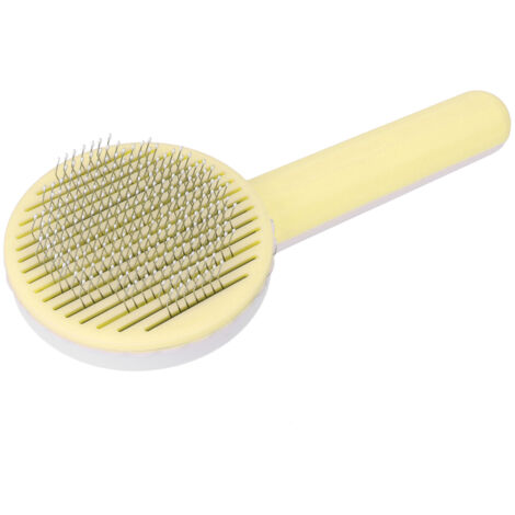 Peigne pour chat pour enlever les poils morts, spécialement conçu pour les animaux à poils longs, jaune (pour chats/chiens) (1/5)