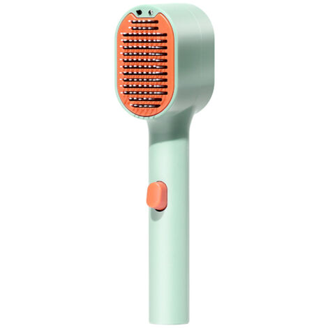 Peigne de massage pour animaux, vert (vert + orange) (1/5)
