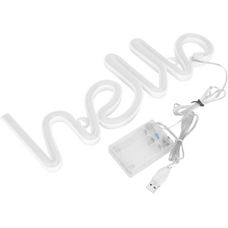 Lettres LED néon décoratives pour chambre, mariage, fête. Décoration murale artistique. (1/5)