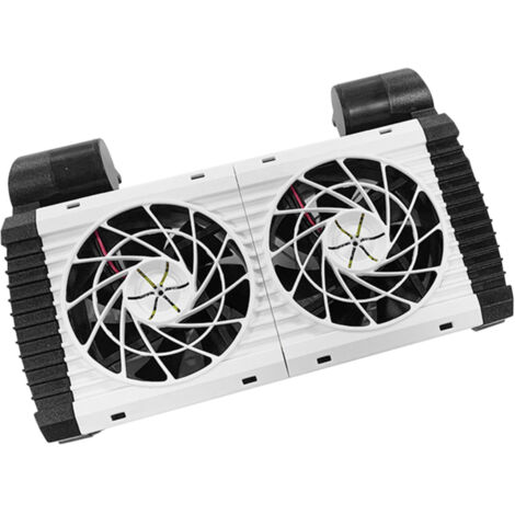 Ventilateur de refroidissement pour aquarium (2 ou 4 têtes), vitesse de ventilation réglable, pour aquariums d'eau douce et d'eau salée. (1/5)