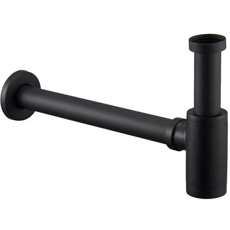 VURAHOME - Vidange Pop Up Bonde Et Siphon Compatible Avec Lavabo Mural Avec Trop-Plein Thsinde (1/5)
