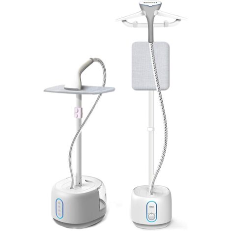 Défroisseur Vapeur Vertical pour vêtements, Double pôle, 2000 W, Vapeur Rapide, Petit Fer à Vapeur portatif avec Planche à Repasser intégrée et réservoir d'eau de 2,2 L