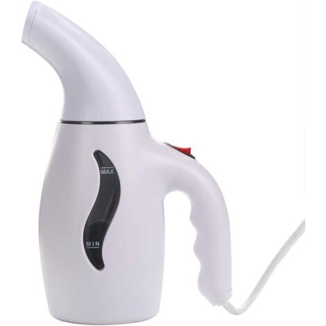 Défroisseur Vapeur Vertical Portable de Repassage Défroisseur Machine for la Maison Voyage à Main Tissu Tissu à Vapeur Verticale Fer Vapeur Brosse (Color : White, Plug Type : 1) (1/4)