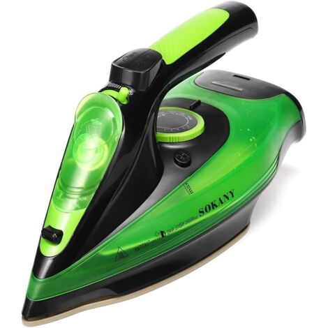 Défroisseur Vapeur Vertical 2400W électrique sans Fil Fer à Vapeur 5 d'ajustement de Vitesse for Le vêtement Vapeur Vêtements Générateur de Repassage à Vapeur en céramique Portable Semelle (1/5)