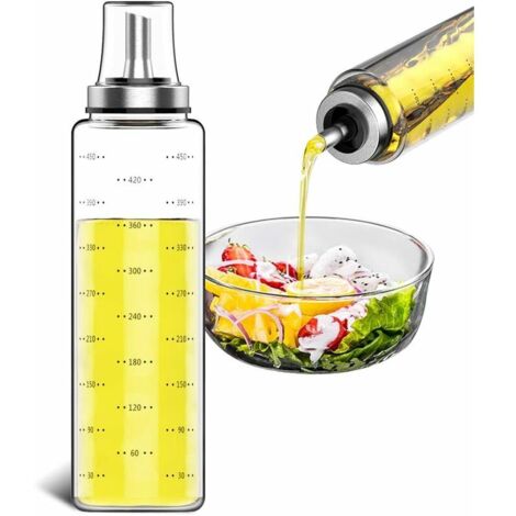 DEESSE SHOP - Distributeur d'huile 500ML avec balance, distributeur d'huile d'olive avec entonnoir distributeur d'huile de cuisine (1/5)