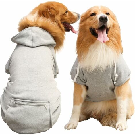 DEESSE SHOP - Pull à capuche pour chien, vêtements pour animaux de compagnie, manteau d'hiver, pull chaud pour chien, combinaison de neige pour chiot, petit, moyen, grand, Chihuahua, Teddy Golden retr (1/5)