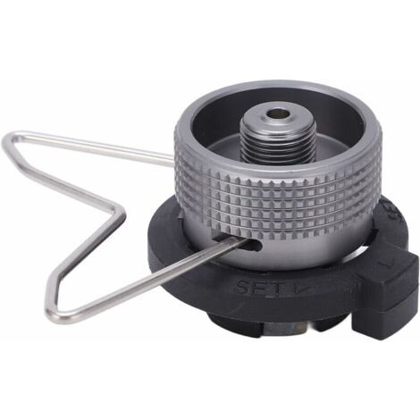 DEESSE SHOP - Adaptateur de cuisinière à gaz pour gril de camping, support stable en alliage d'aluminium portable avec fonction d'arrêt automatique pour les activités de plein air (1/5)