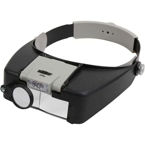 DEESSE SHOP - Loupe de bandeau Led Lampe frontale Loupe de bijoutier 1.5X 3 X 8.5X 10x