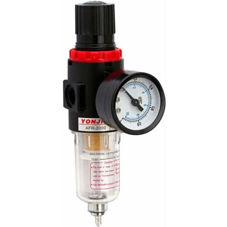 DEESSE SHOP - Filtre à air régulateur, séparateur d'eau de compresseur, séparateur d'huile d'eau de filtre, huile d'eau de filtre de compresseur, appliquer pour filtrer l'humidité, protéger les outils (1/5)
