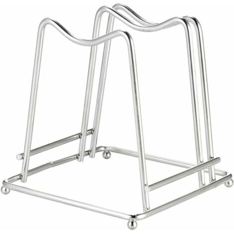 DEESSE SHOP - Support de planche à découper en acier inoxydable support de planche à découper support de cuisine ménage organisateur support de planche à découper (1/5)
