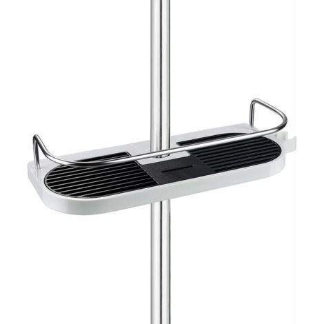 DEESSE SHOP - Étagère de douche de salle de bain, organisateur de salle de bain sans perçage, support de douche pour savon, shampoing, support de douche suspendu avec boucle et crochet de pommeau de d