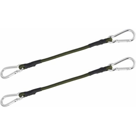 DEESSE SHOP - Lot de 2 cordons élastiques robustes de 30 cm pour le camping, les bagages, les voyages (1/5)