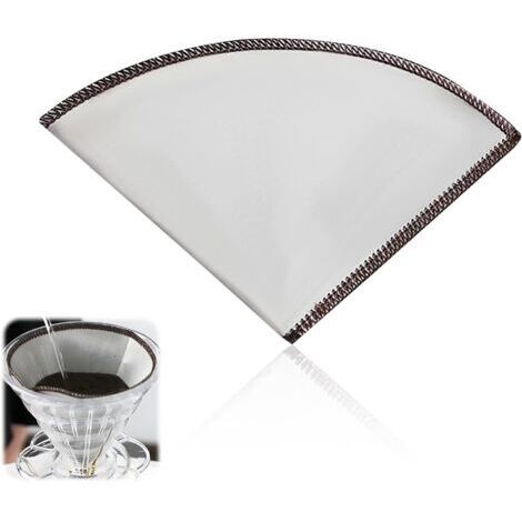 Filtre à Café Réutilisable, Taille 4, pour Cafetière Compatible avec Machines (HD7546/20) et Autres Machines à Café Filtre, Durable, Facile à Nettoyer, 8-12 Tasses (1/5)