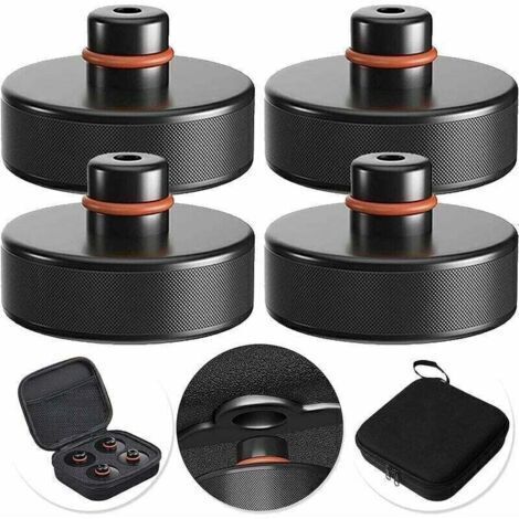 supports de levage compatibles avec les Tesla Model 3/S/X/Y, 4 chandelles Tesla avec 1 boîte de rangement, accessoires de levage pour véhicules Tesla (1/4)