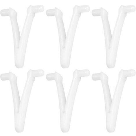 Clip de Papillon d'Approvisionnement de Piscine de 6Pcs pour La Brosse de Station Thermale de Piscine, Râteau à Feuilles, Écumoire de Feuilles, Tête Compacte d'Aspirateur (1/5)