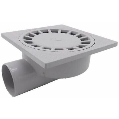 Tigrezy Par 200mm X 200mm Sortie 75mm Siphon de Sol Salle de Bains Salle Humide Douche Plastique Pvc1pcs-blanc (1/5)