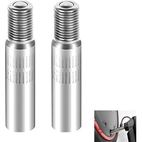 2 Pièces Extension de Valve de Pneu 39mm en Alliage d'Aluminium, Rallonge Valve Pneu Trottinette, Adaptateur Gonflage pour Xiaomi M365, Trottinette Électrique, Dualtron, Moto, Camion, Anti-Fuite (1/5)