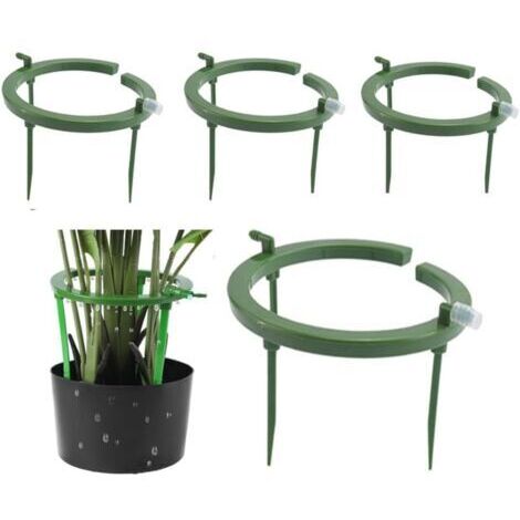 4Pcs Anneau Goutte, Systèmes à goutte a Hydro, ÉMetteur D'ÉGouttement, Anneau D'ÉGouttement avec Raccord D'EntréE Barbelé Intégré de 1/8 Pouces, pour planter, ulture sans terre (1/5)