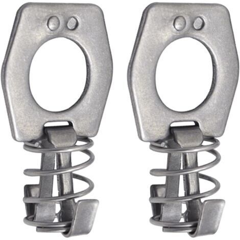 Jalleria lot de 2 fixations professionnelles en acier inoxydable pour porte de chauffe-eau (1/5)