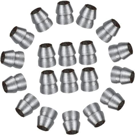 20 pièces Lot de Cales Métal Rondes pour Renfort Manche Marteau Coin de Sécurité Robuste Installation Facile pour Outils de Réparation et Camping (1/5)
