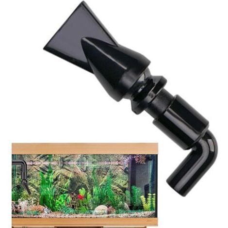 Buse de sortie pour aquarium -Bec de canard buses d'eau rotatives à 360 degrés Buse de générateur de buses de débit d'eau de retour de sortie pour les accessoires d'aquariums de réservoirs de poiss (1/5)