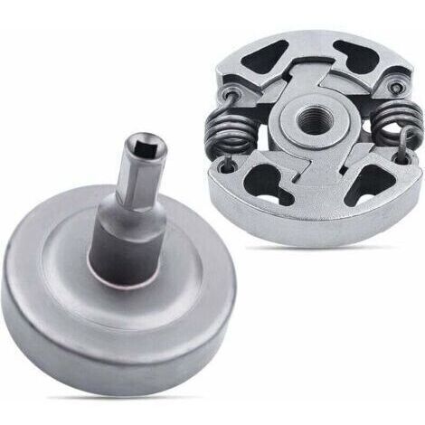 Embrayage et Cloche d'embrayag kit pour Stihl FS38 FS40 FFS50 FS55 et Plus séries,argent,6.76.3,6.11.3 (1/4)