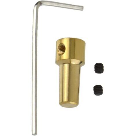 Manchon de serrage pratique de 3,17 mm en laiton pour arbre de moteur pour base JTO - Stabilité améliorée - Accessoire pour outil électrique résistant aux vibrations (1/5)