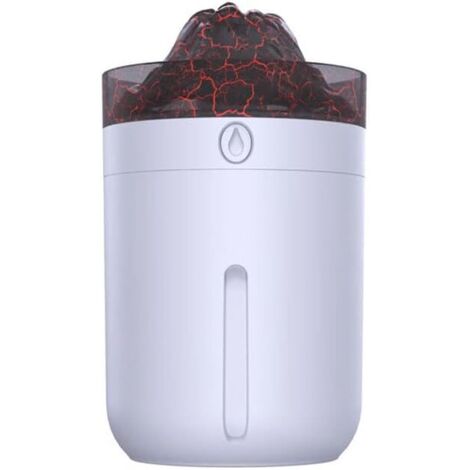 Humidificateur Volcano - USB, silencieux, efficace, innovant, avec lumière d'ambiance colorée (1/5)