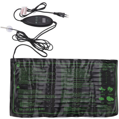 DEESSE SHOP-Tapis chauffant pour semis 30W 6 vitesses Coussin chauffant étanche réglable en température 220V240V EU Plug. (1/5)