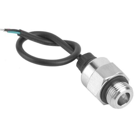 DEESSE SHOP-Headerbs Capteur de Pression en Acier Inoxydable, Noyau en Céramique IP65, Filetage G3/8 pour Système D'automatisation Industrielle (010 bars). (1/5)