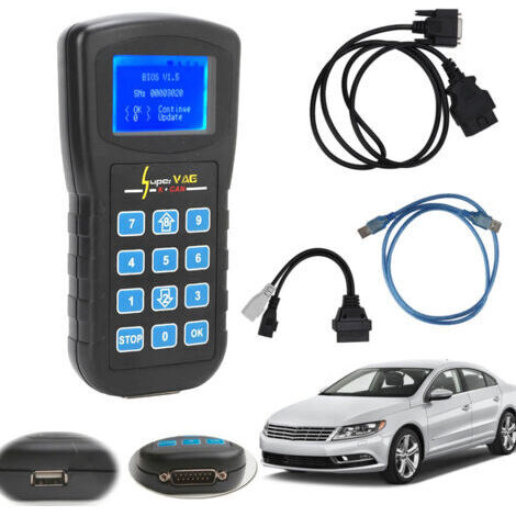 DEESSE SHOP-Lecteur de correction de kilométrage pour véhicules – Compatible Bora A6 A8 A4 – Lecture codes d'accès – Réinitialisation coussins d'air (1/5)