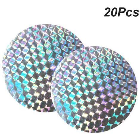 DEESSE SHOP-20PCS Réflecteurs Anti-Oiseaux Réflecteurs de Protection pour éloigner Tous Les Oiseaux comme Les Pics, Les Pigeons, Les Canards