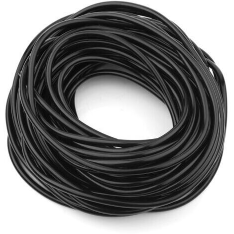 DEESSE SHOP-20m de tuyau d'arrosage en PVC, tuyau d'arrosage en plastique, système d'irrigation micro goutte à goutte 4/6mm (1/4)