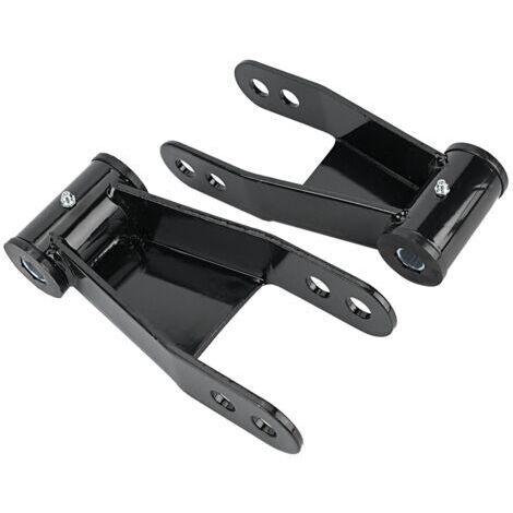 DEESSE SHOP-Kit de manille de chute, abaissement noir de haute précision, remplacement durable de 2 pièces pour camions Chevy C10 1973-1987 (1/5)