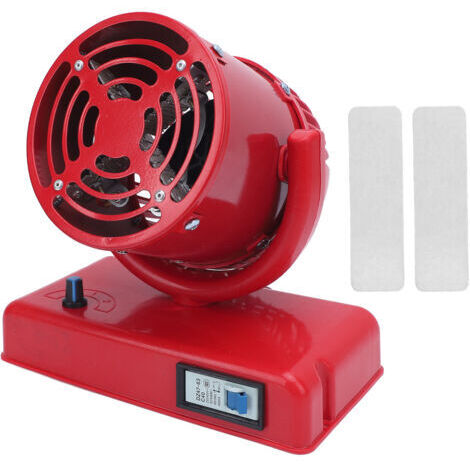 DEESSE SHOP-Oreilet Réfonce D'air Portable, 12v 300W en Acier Petit Chauffage Chauffage Refroidissement et Dégivrage Ventilateur pour Intérieurs Voiture, Camping, Petites Pièces