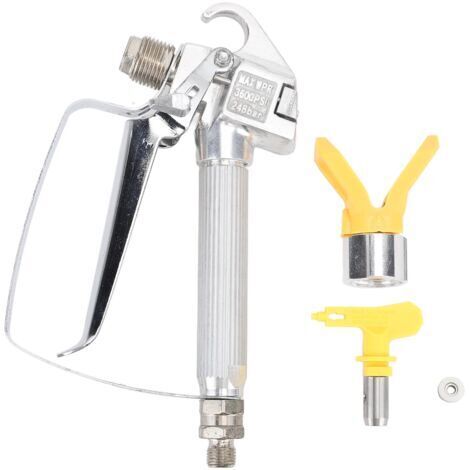 DEESSE SHOP-Pistolet à Pulvérisateur de Peinture, Pistolet à Pulvérisateur Haute Pression Pistolet à Pulvérisateur Portable pour Pulvériser Peinture Mastic Latex (1/5)