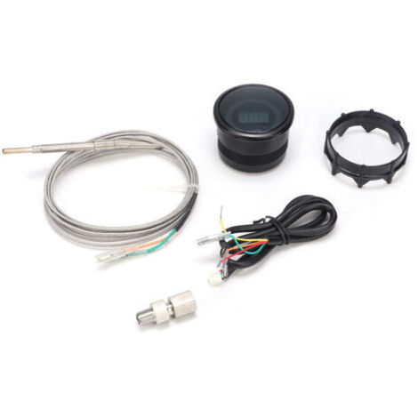DEESSE SHOP-Kit de pyromètre de jauge EGT de température de gaz d'échappement 12V 20LEDs, indicateur de température de température. (1/5)