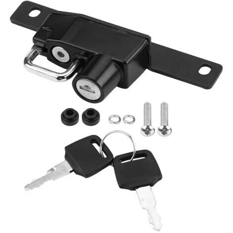DEESSE SHOP-Verrouillage du Casque de Moto, Crochet en Alliage de durabilité Compacte, Installation Facile, 2 Clés, pour Le Modèle R Nine T 2017-2018, en Alliage D'aluminium (1/5)