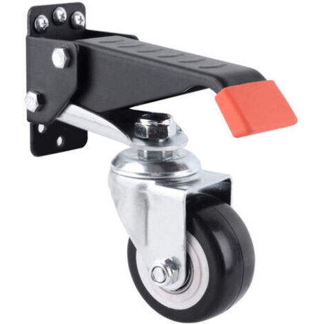 DEESSE SHOP-Ensemble de roulettes rétractables pour établi – Plaque de montage amovible – Charge maximale élevée – Installation rapide avec pédale