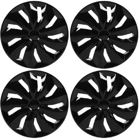 DEESSE SHOP-Enjoliveurs de Roue d'enjoliveur, 4 Pièces d'Enjoliveurs de Jante Résistants à l'usure pour Roue en Acier de 15 Pouces (1/5)