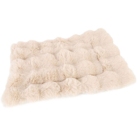 DEESSE SHOP-Tapis de lit moelleux pour animaux de compagnie, ultra doux et confortable, garde au chaud, coussin de chenil en peluche pour chiens et chats S : 34 x 49 cm 2 (1/5)