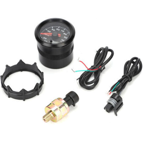DEESSE SHOP-Jauge de Pression D'huile, Produits de Système électrique Automobile, Affichage Numérique de Pointeur de Compteur de Pression D'huile de 2 Pouces 52 Mm avec Moteur Pas à Pas. (1/5)