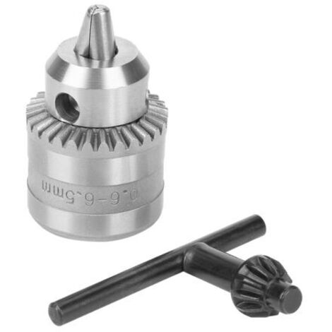 DEESSE SHOP-Mandrin de Perçage à clé 0,6 à 6,5 Mm, Mini Tour, Mandrin de Perçage, Outil de Conversion, Outil de Tour avec clé de Mandrin pour Perceuse électrique (0.6-6MM[B10]) (1/5)