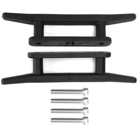 DEESSE SHOP-Qiilu Taquet d'amarrage Taquet de Ponton d'ancrage d'amarrage, Paire de Taquet d'ancrage de Ponton d'amarrage Marin avec vis pour Accessoires de canoë de Kayak. (1/5)